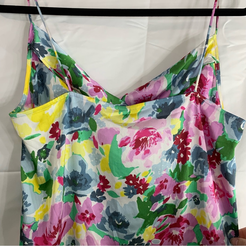 NWT Vero Moda Vibrant Floral Slip Dress, size L - Picture 8 of 10